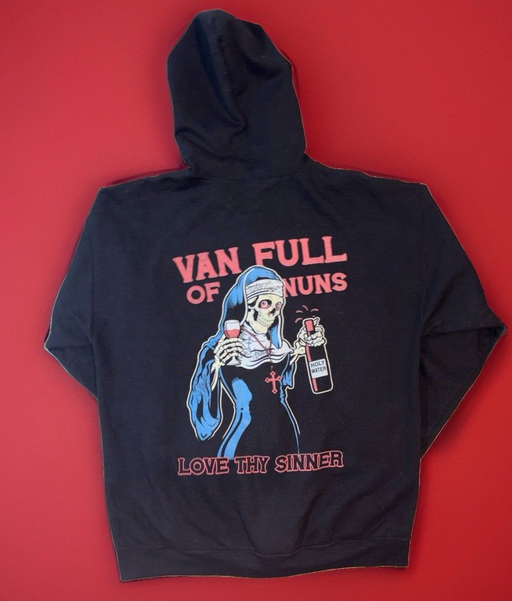 Van Full of Nuns Signed Hoodie & Pop Punk Nite Zip-Up Set Size L
